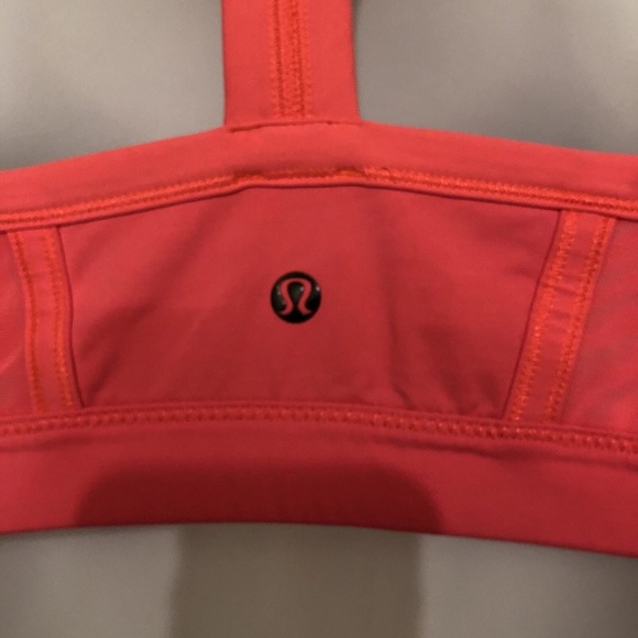 Lululemon Athletica Vibrant Coral Sports Bra - Picture 5 of 8